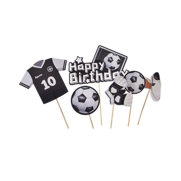 Zapich - Happy Birthday Trikot, Ball, Fußballschuhe und Handschuhe 6-tlg