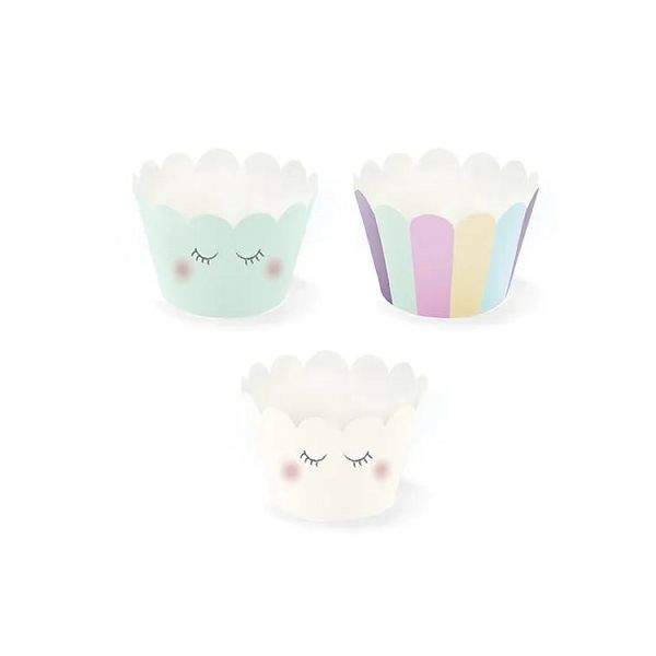 Unicorn muffin edges 6 pcs