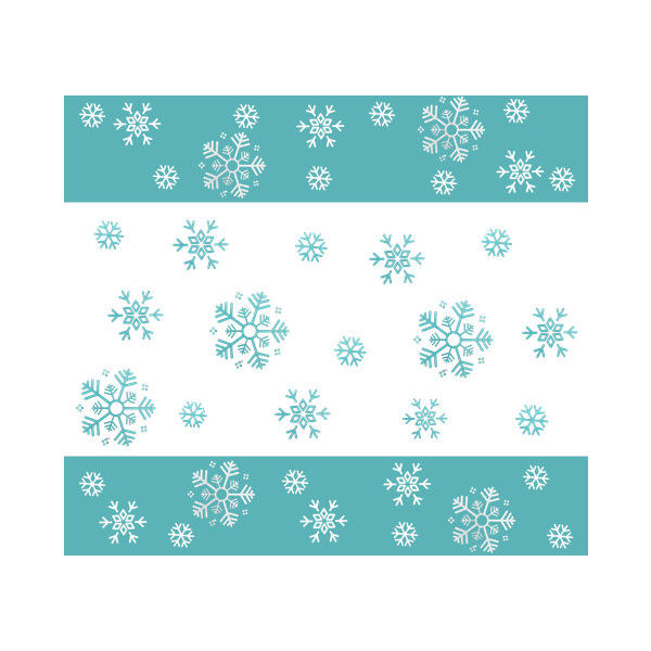 Foil tablecloth Frozen - flakes 220 x 130 cm Foil tablecloth Frozen - flakes 220 x 130 cm