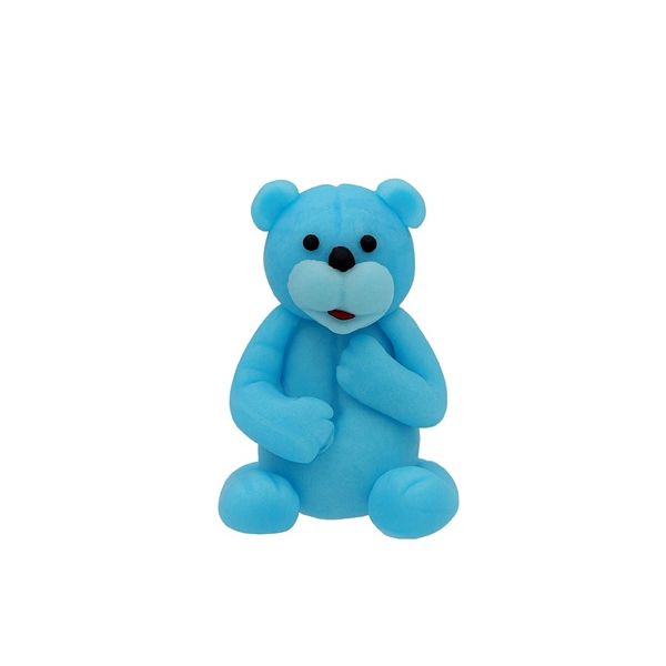 Teddy bear blue 6 cm