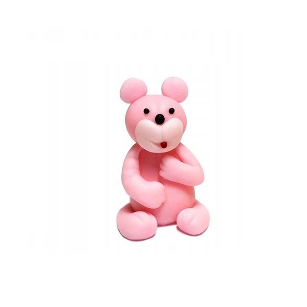 Pink teddy bear 6 cm