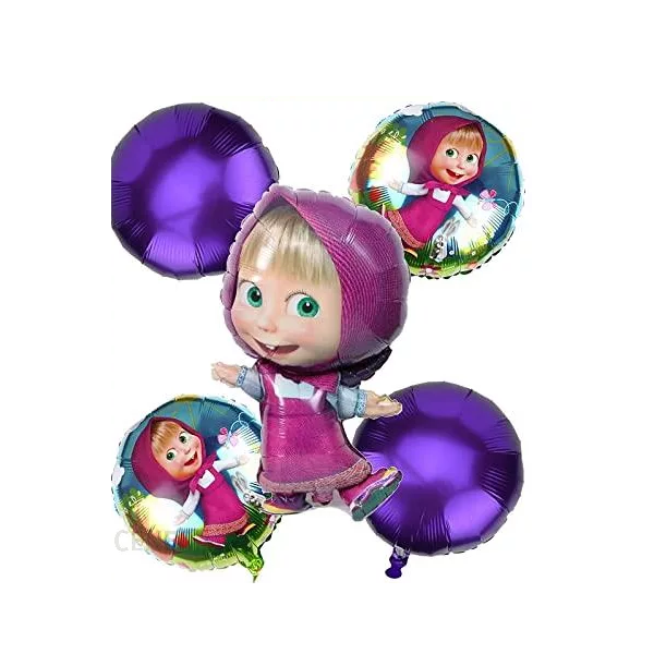 Balloons - Masha purple 5 pcs