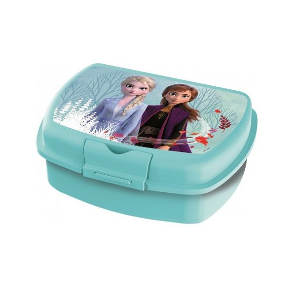 Snack box Frozen Anna and Elsa light blue