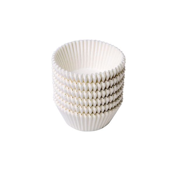 White paper cups 5 cm 20 pcs