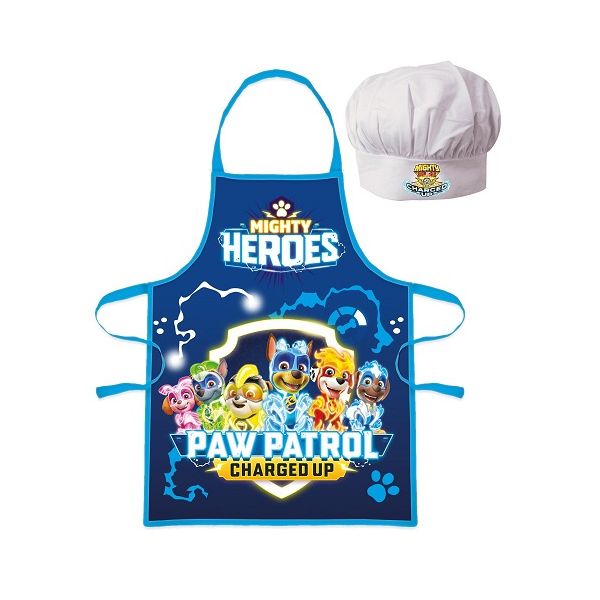 Children&#39;s apron Paw Patrol Heroes + cap