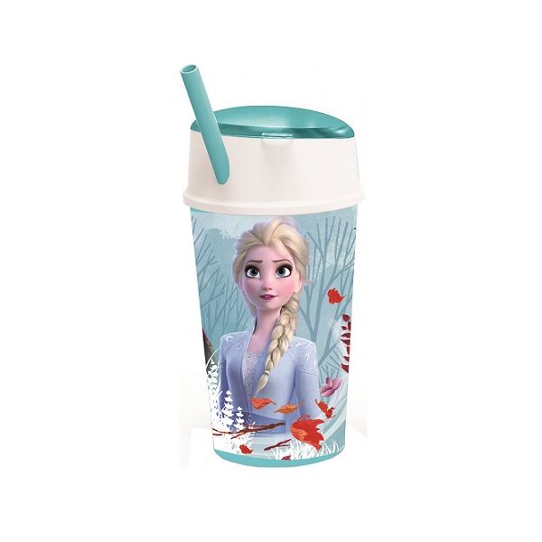 Pohár Frozen s brčkem 400 ml