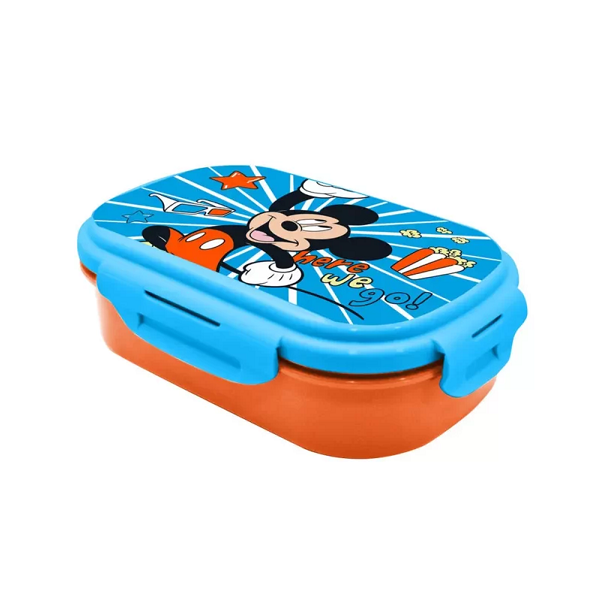 Mickey snack box with cutlery