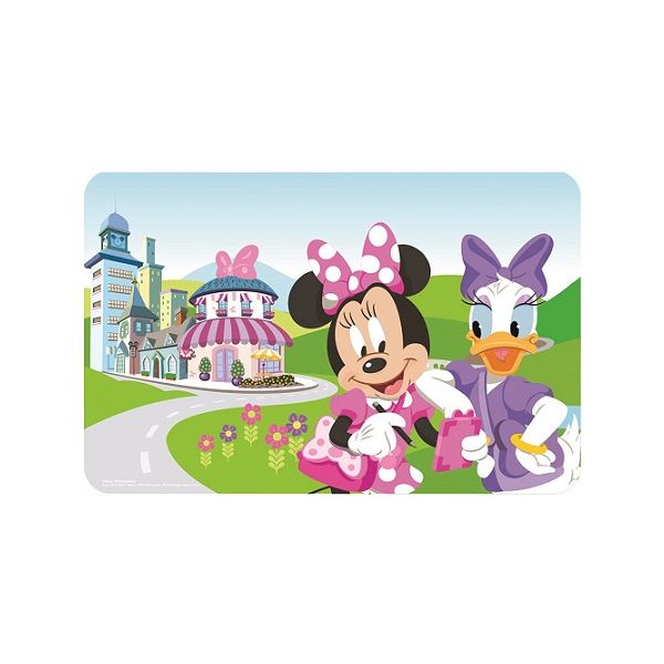 Minnie and Daisy table mat with house 43x28 cm