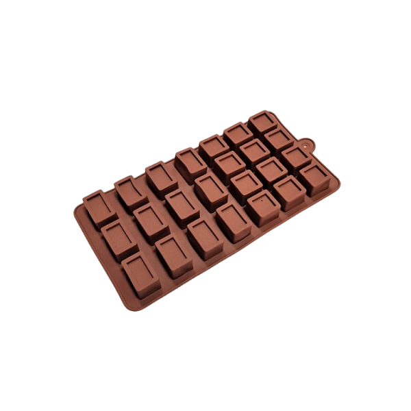Forma silikon na pralinky kostky 21 ks