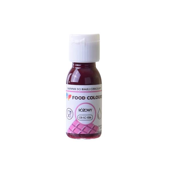 Farbe flüssiges Schokoladenrosa 18 ml