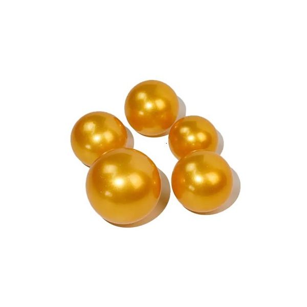 Gold hollow balls 5 pcs