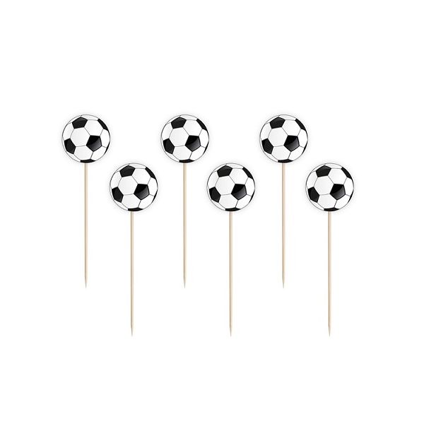 Zápich futbalová lopta 6 ks