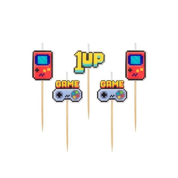 Minecraft candles 5 pcs