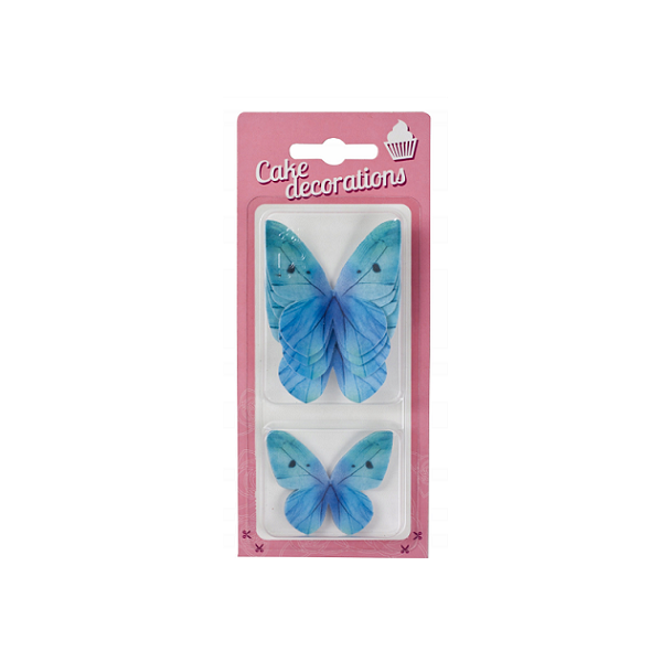 Motýle modré 8 ks