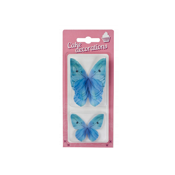 Blue butterflies 8 pcs