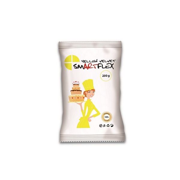 Potahová hmota Smartflex 0,25 kg - žlutá