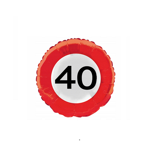 Balón fóliový zákaz vjezdu 40