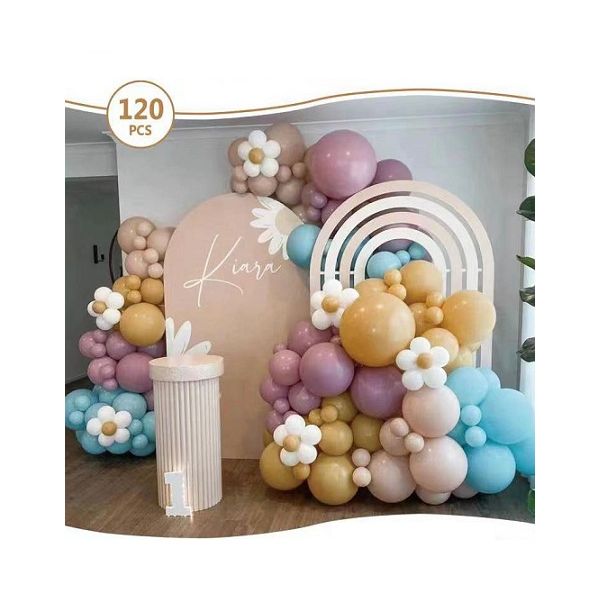 Girlanda balony pastelové 120 ks Girlanda balony pastelové 120 ks