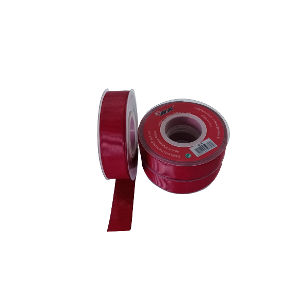 Wine red satin ribbon 20 mm - 18 m