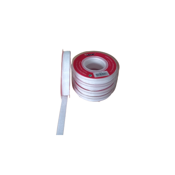 Organza ribbon white 10 mm - 23 m