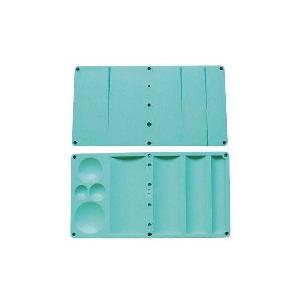 Plastic mold for modeling flowers and leaves