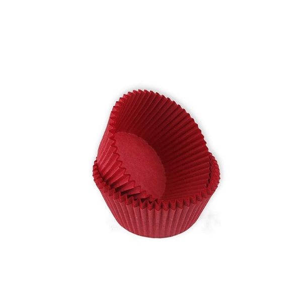 Red paper cups 50 mm - 100 pcs