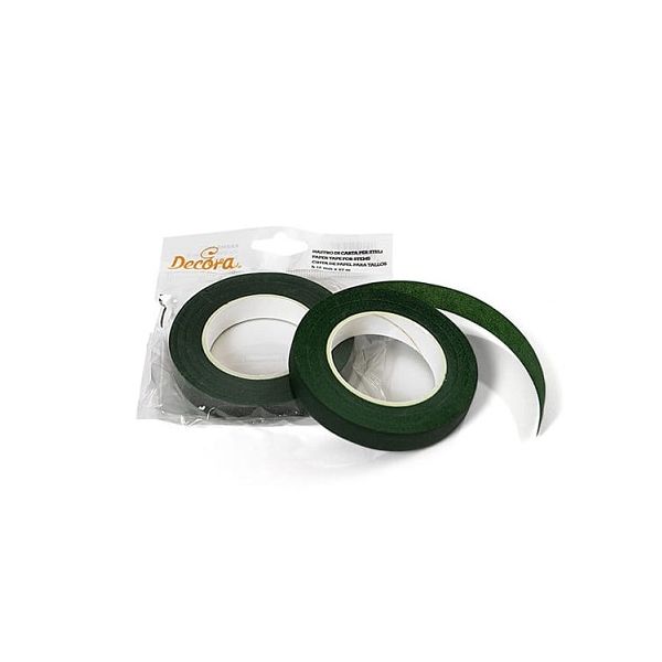 Floristic tape dark green 27m x 12mm