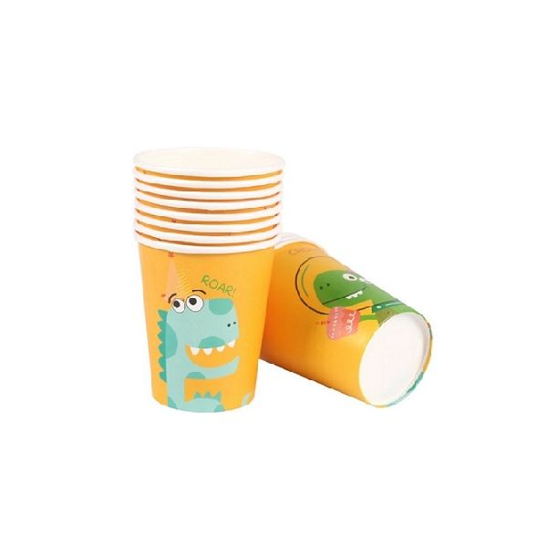 Dinosaur paper cup 6 pcs