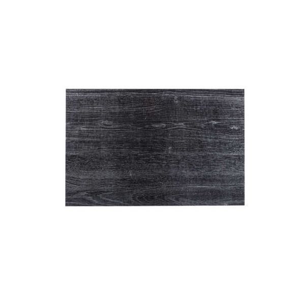 Placemat imitation wood black 45x30 cm
