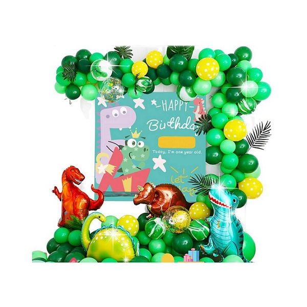 Girlanda balóny + plagát Dinosaury