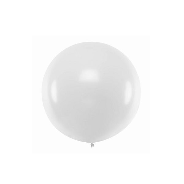 Balloon white ball XXL