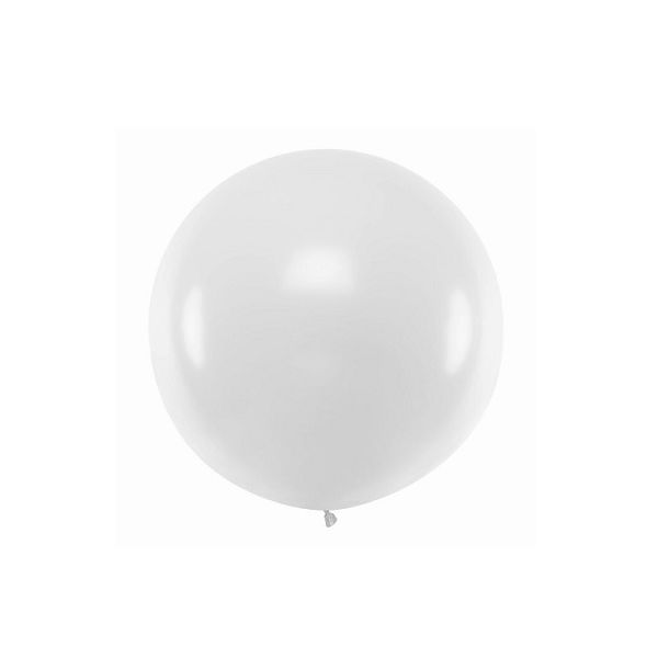Balón bílý koule XXL
