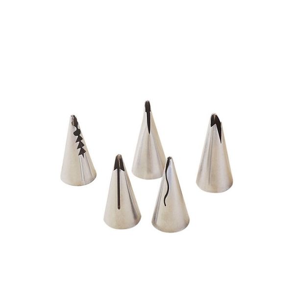 Decorative tips for frills set of 5 pcs