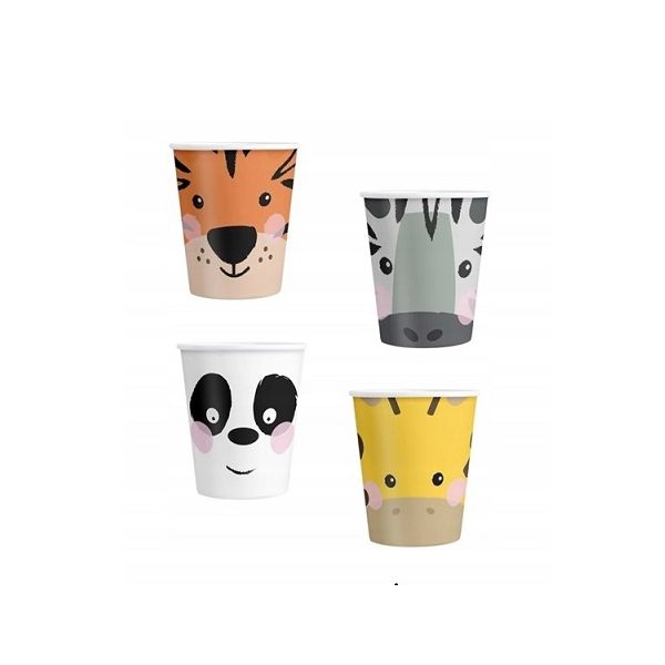 ZOO paper cup 220 ml 4 pcs