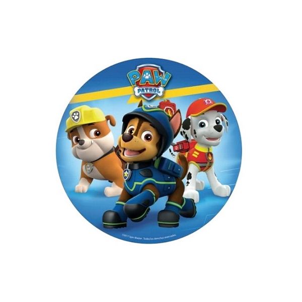 Oplatka Paw Patrol - Chase, Marshall, Rubble