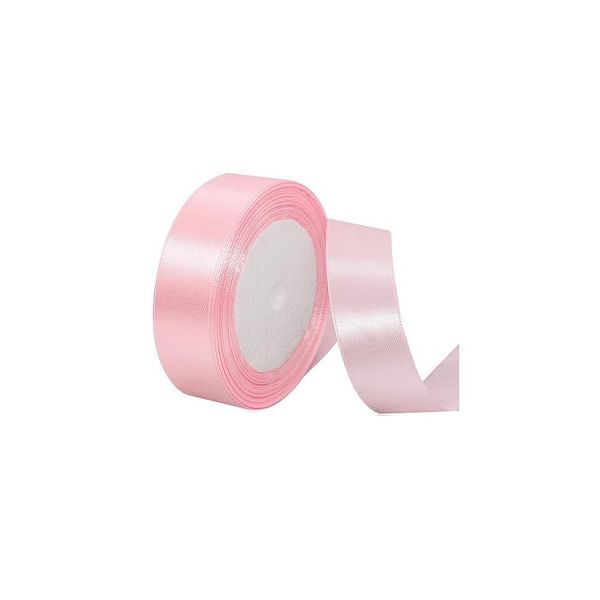 Pink satin ribbon 2 cm x 23 m