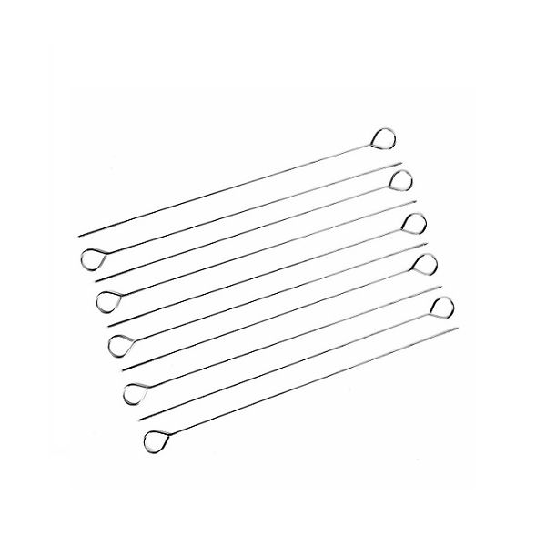 Metal skewer needle 30 cm 10 pcs