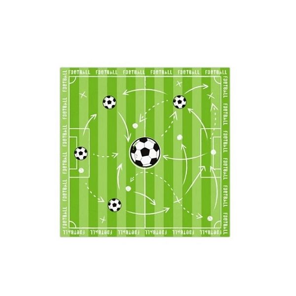 Napkins football field 10 pcs