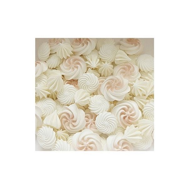 White-gold meringues 6 pcs