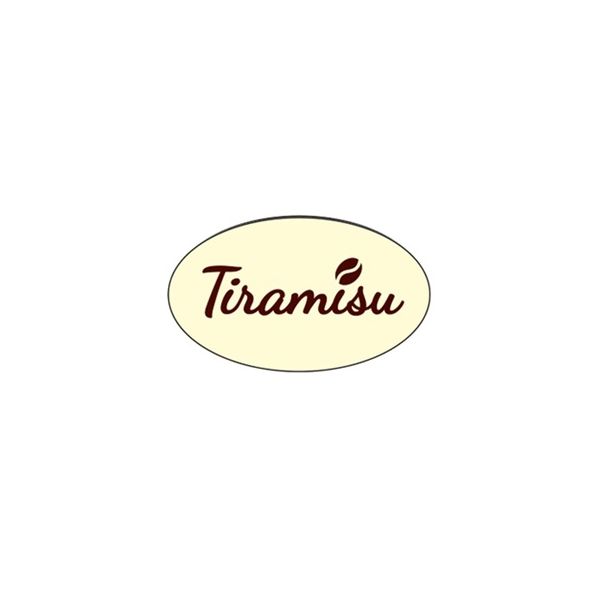Dekorácia Tiramisu biela čokoláda 1 ks