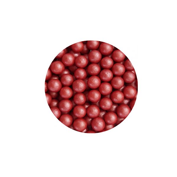 Posyp perličky červené 7 mm 60 g
