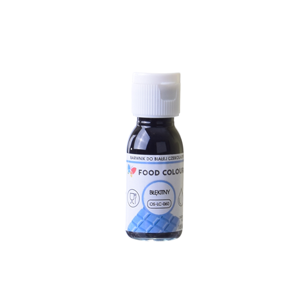 Barva tekutá do čokolády modrá 18 ml Barva tekutá do čokolády modrá 18 ml
