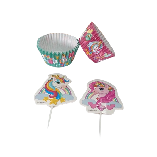 Cupcakes und Cupcakes Einhorn 24 Stk