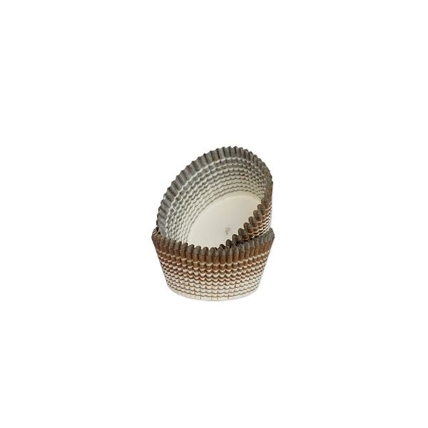 White-brown paper cups 44 mm 100 pcs