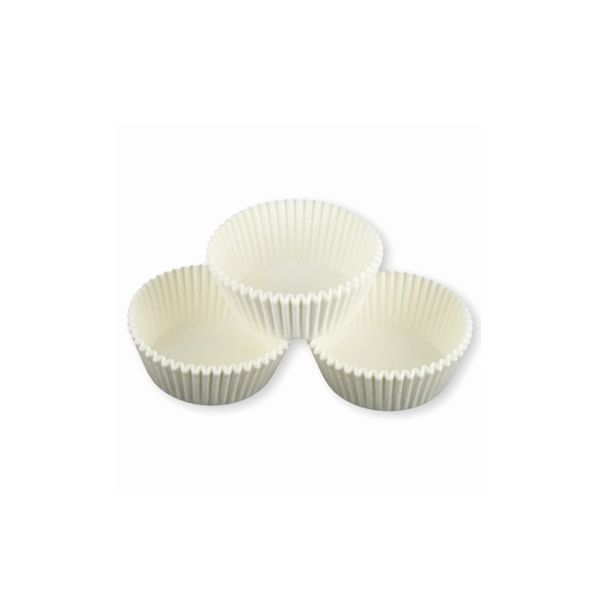 White cups 40x21 mm 100 pcs