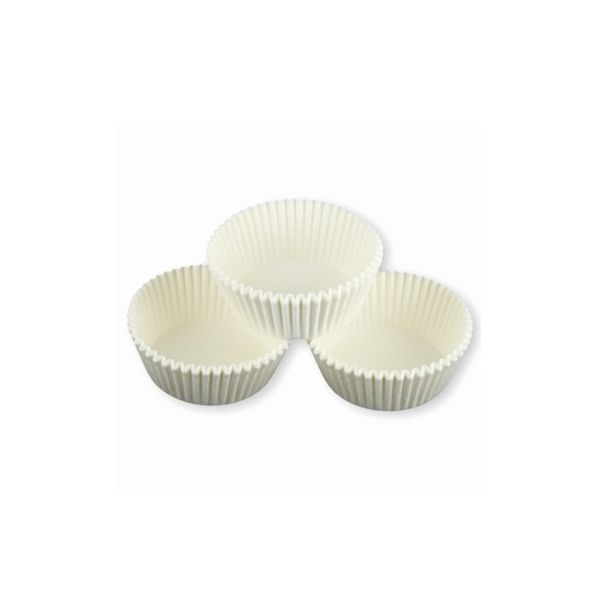 White cups 50x26 mm 100 pcs