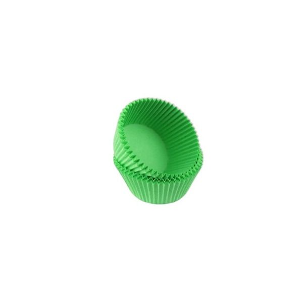 Green paper cups 50 mm - 100 pcs