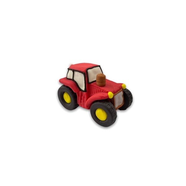 Traktor červený
