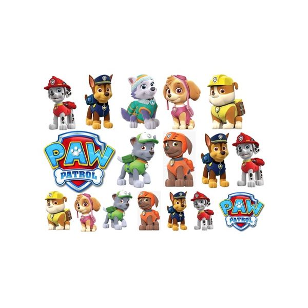 Wafer - Paw Patrol A4