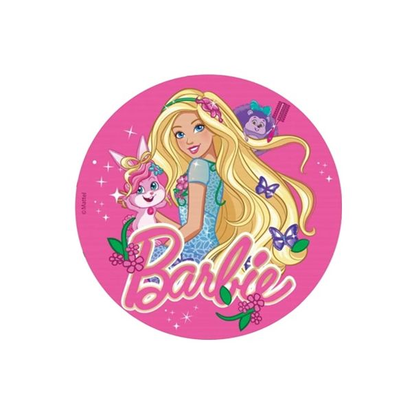 Oblátka - Barbie tmavoružová